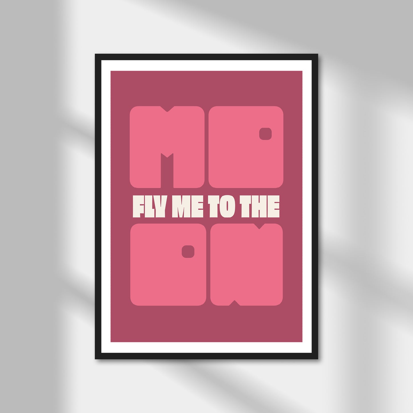 Fly Me To The Moon Print | Colour Option A5