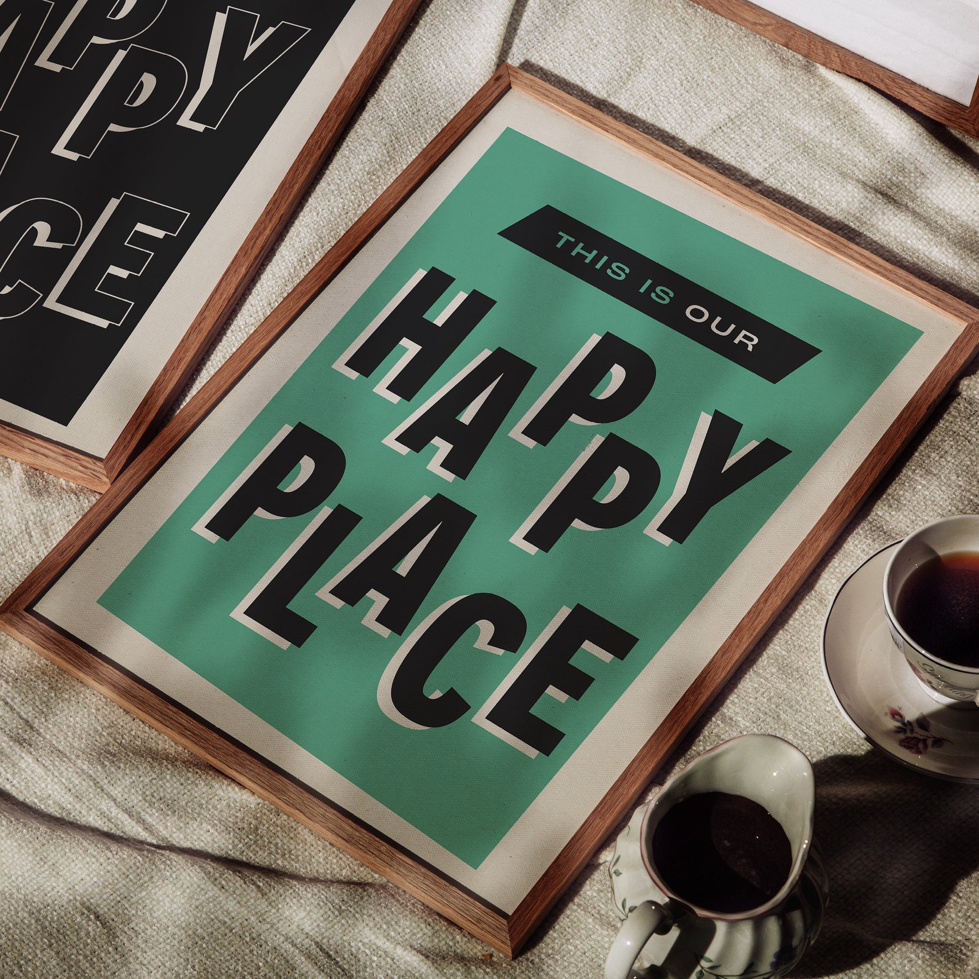 Our Happy Place Print | Colour Option 