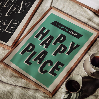 Our Happy Place Print | Colour Option 