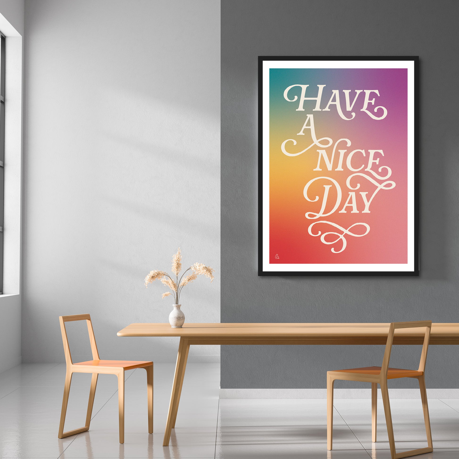 Have A Nice Day Print | Colour Option 