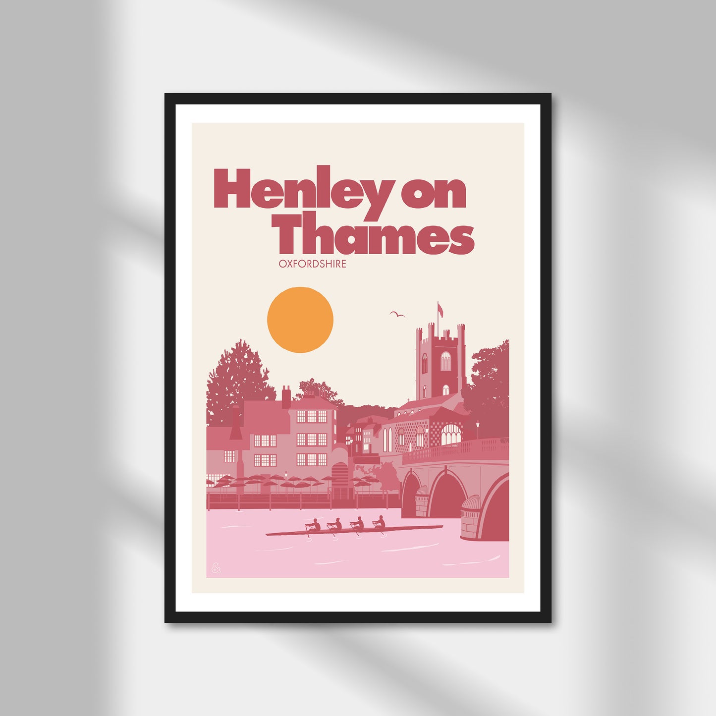 Henley on Thames, Oxfordshire Print | Colour Option A5