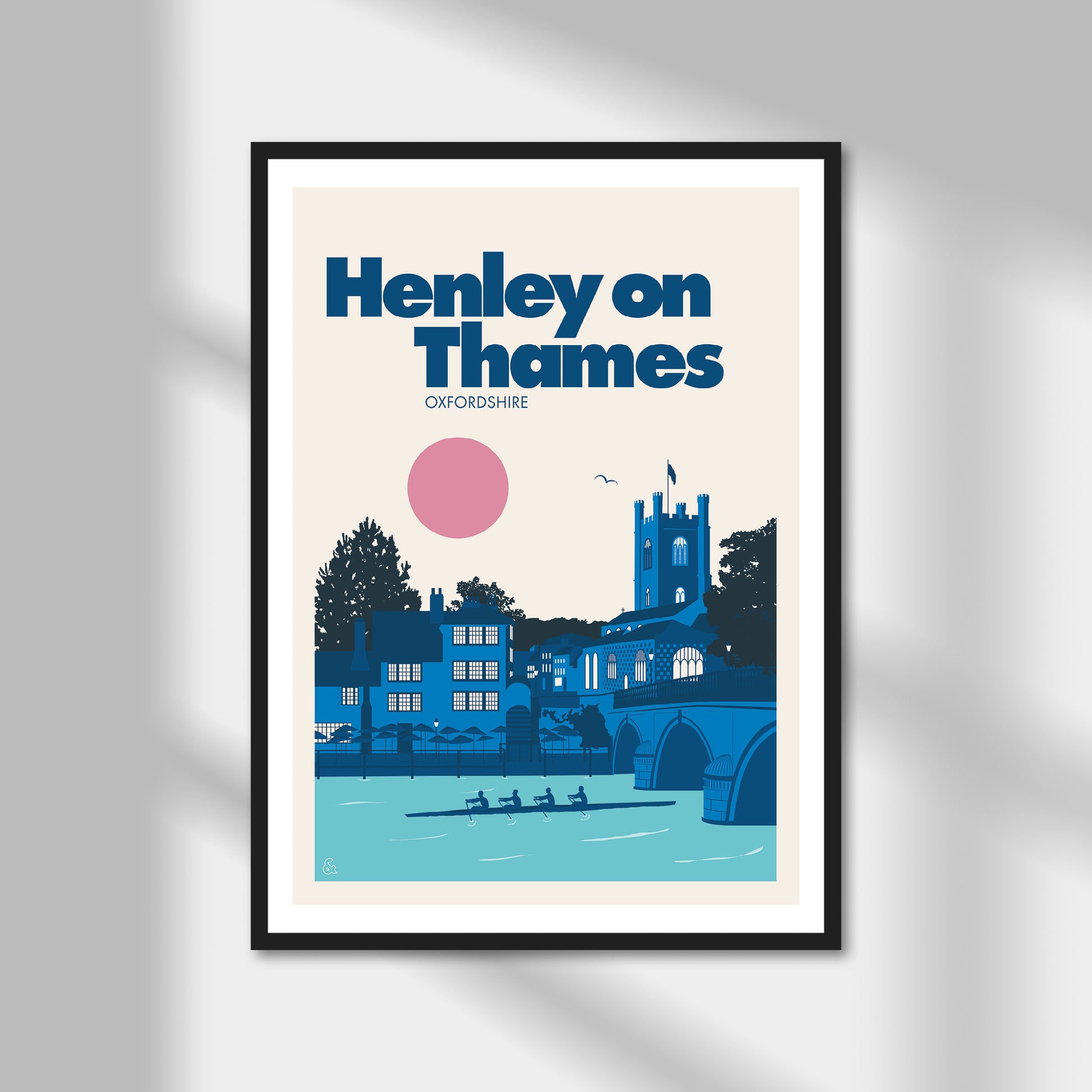 Henley on Thames, Oxfordshire Print | Colour Option A5