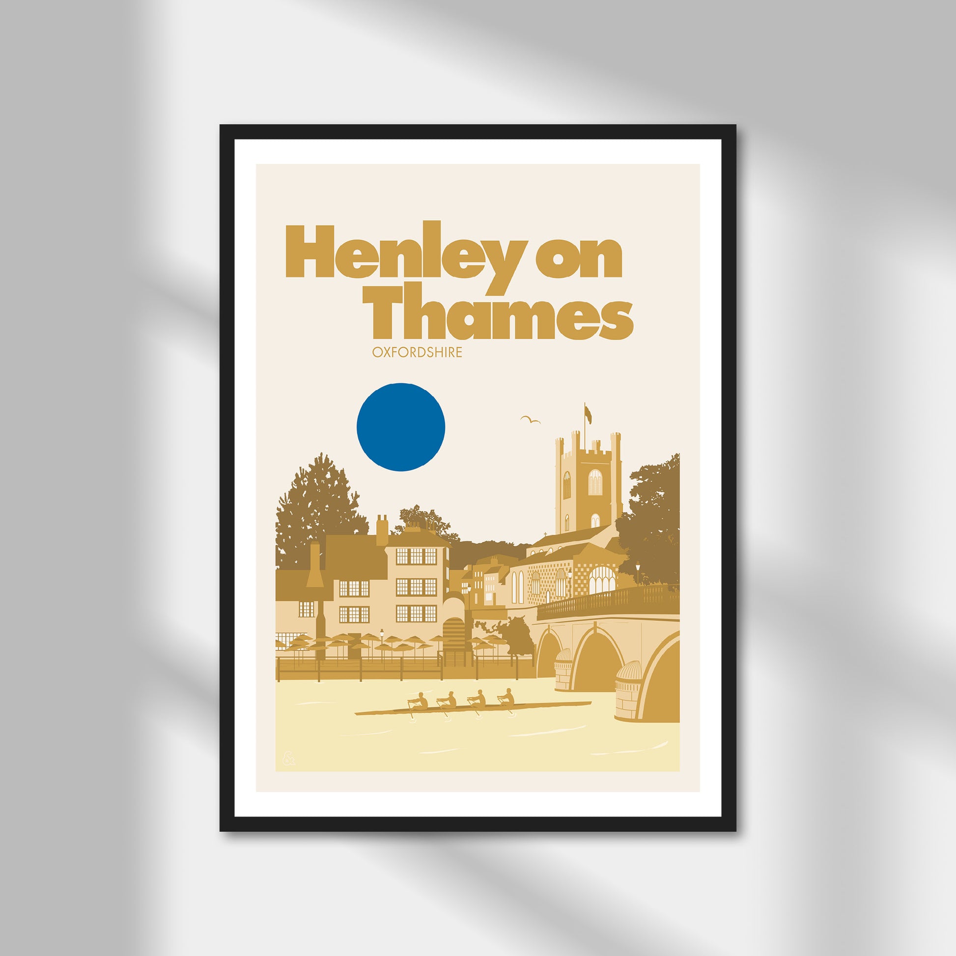 Henley on Thames, Oxfordshire Print | Colour Option A5