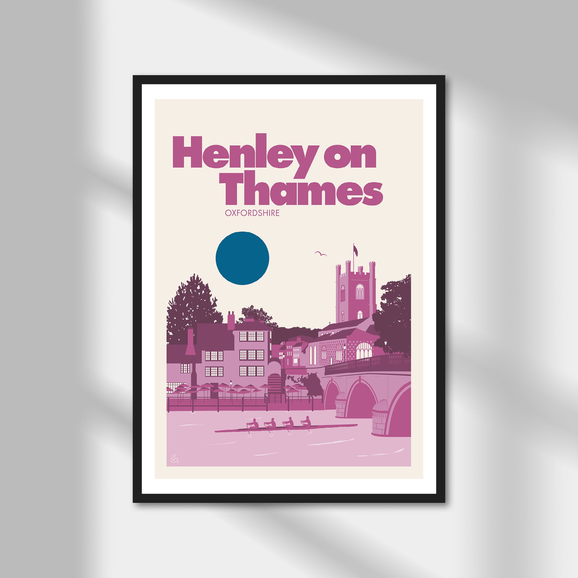 Henley on Thames, Oxfordshire Print | Colour Option A5