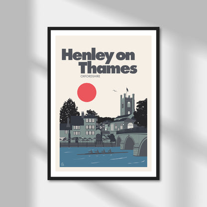 Henley on Thames, Oxfordshire Print | Colour Option A5