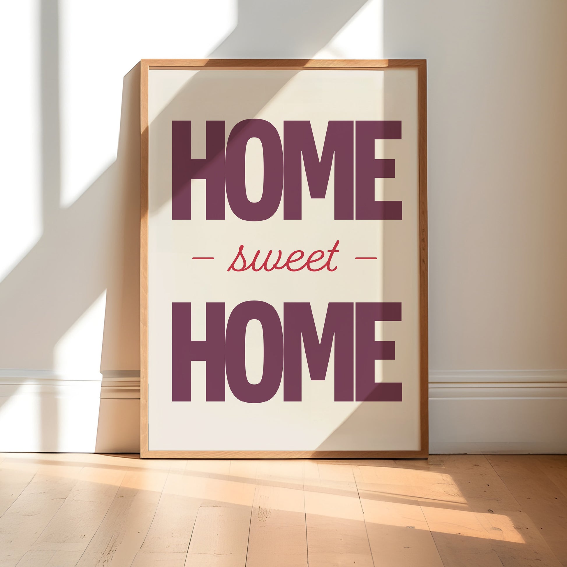 Home Sweet Home Print | Colour Option A5