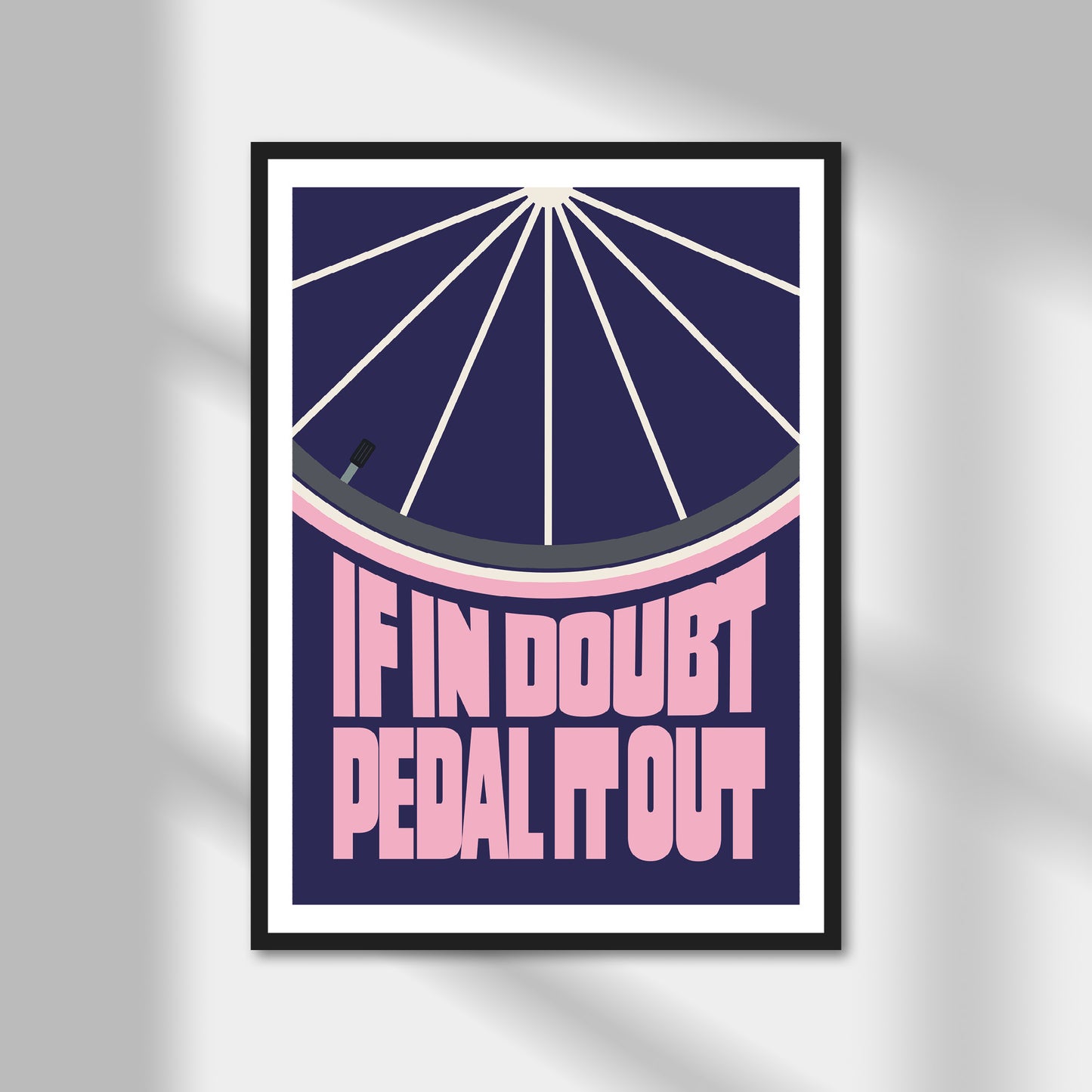 If In Doubt Pedal It Out Print | Colour Option A5