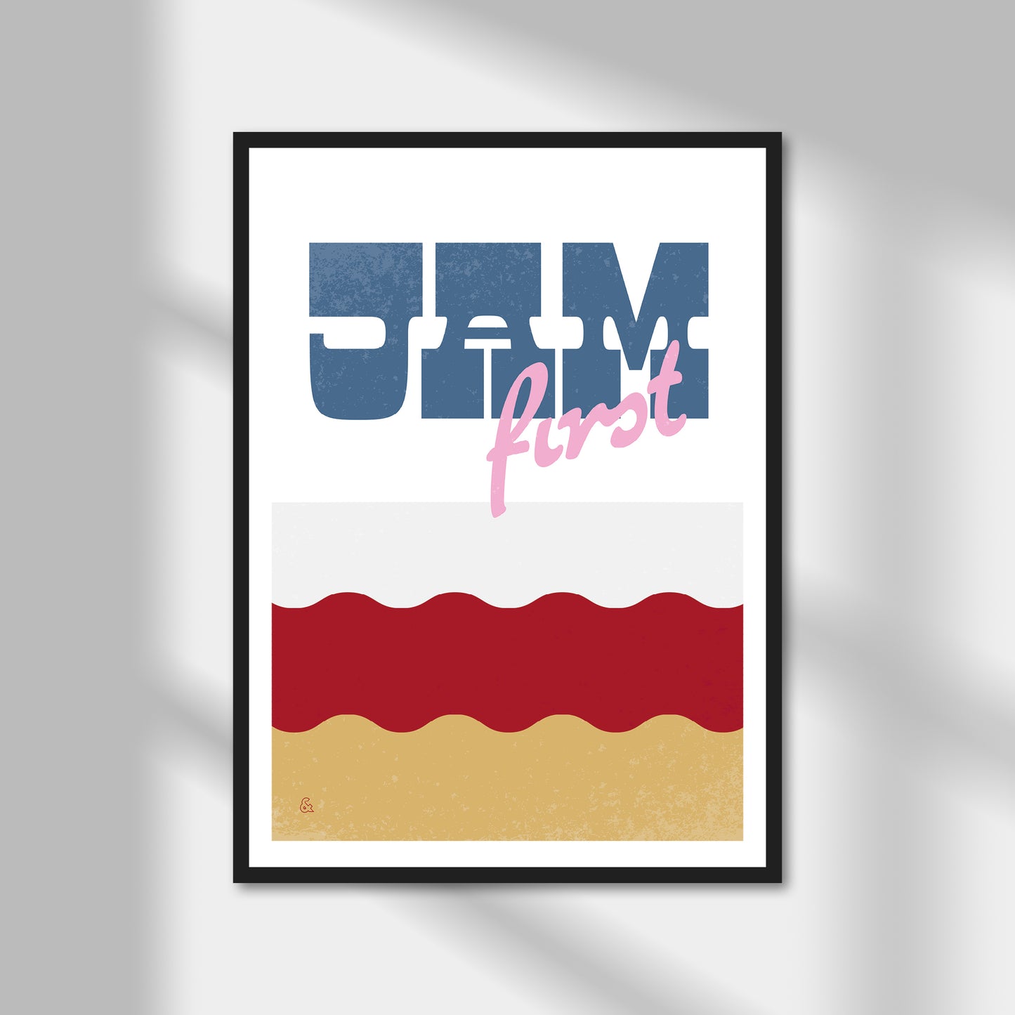 Jam First, Cream Tea (option 1) Print | Colour Option A5