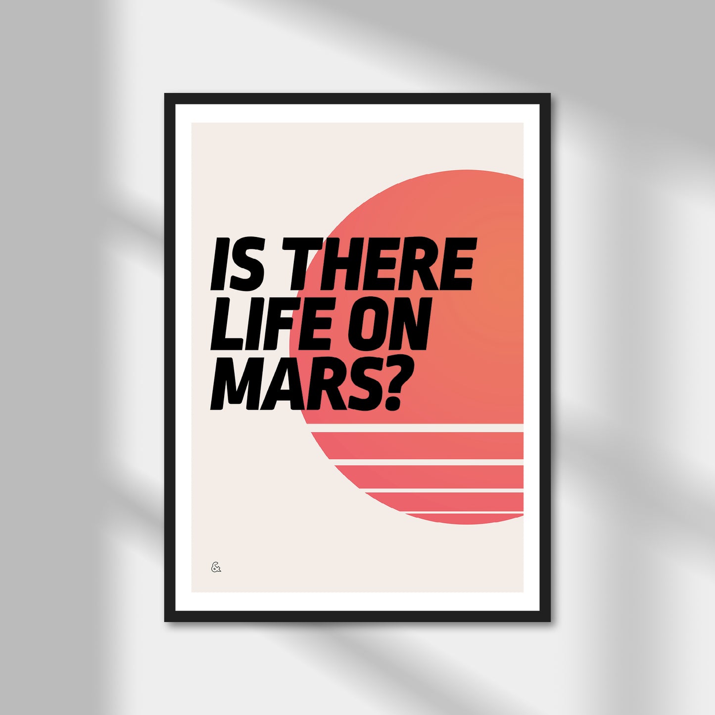 Is There Life On Mars? Print | Colour Option A5