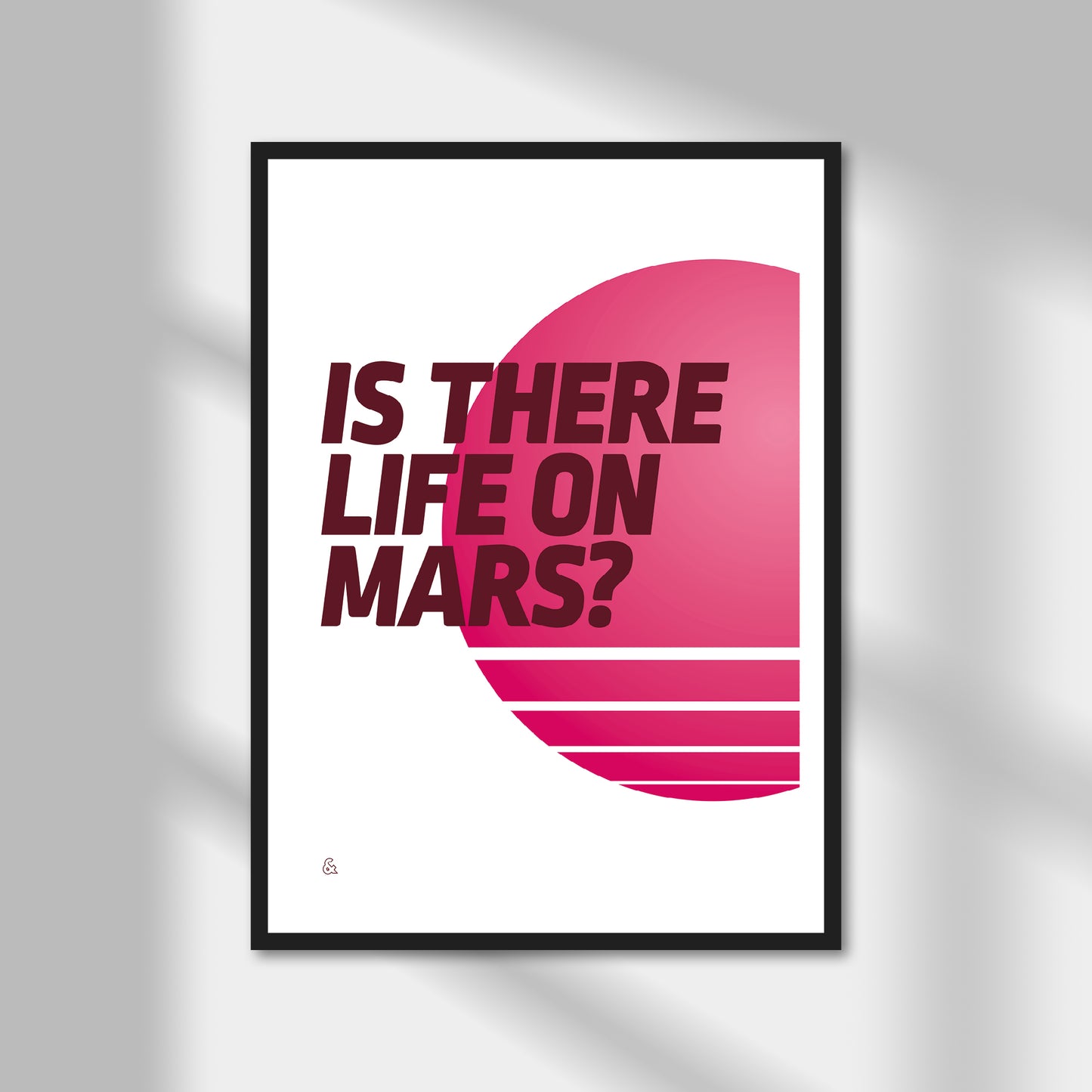 Is There Life On Mars? Print | Colour Option A5