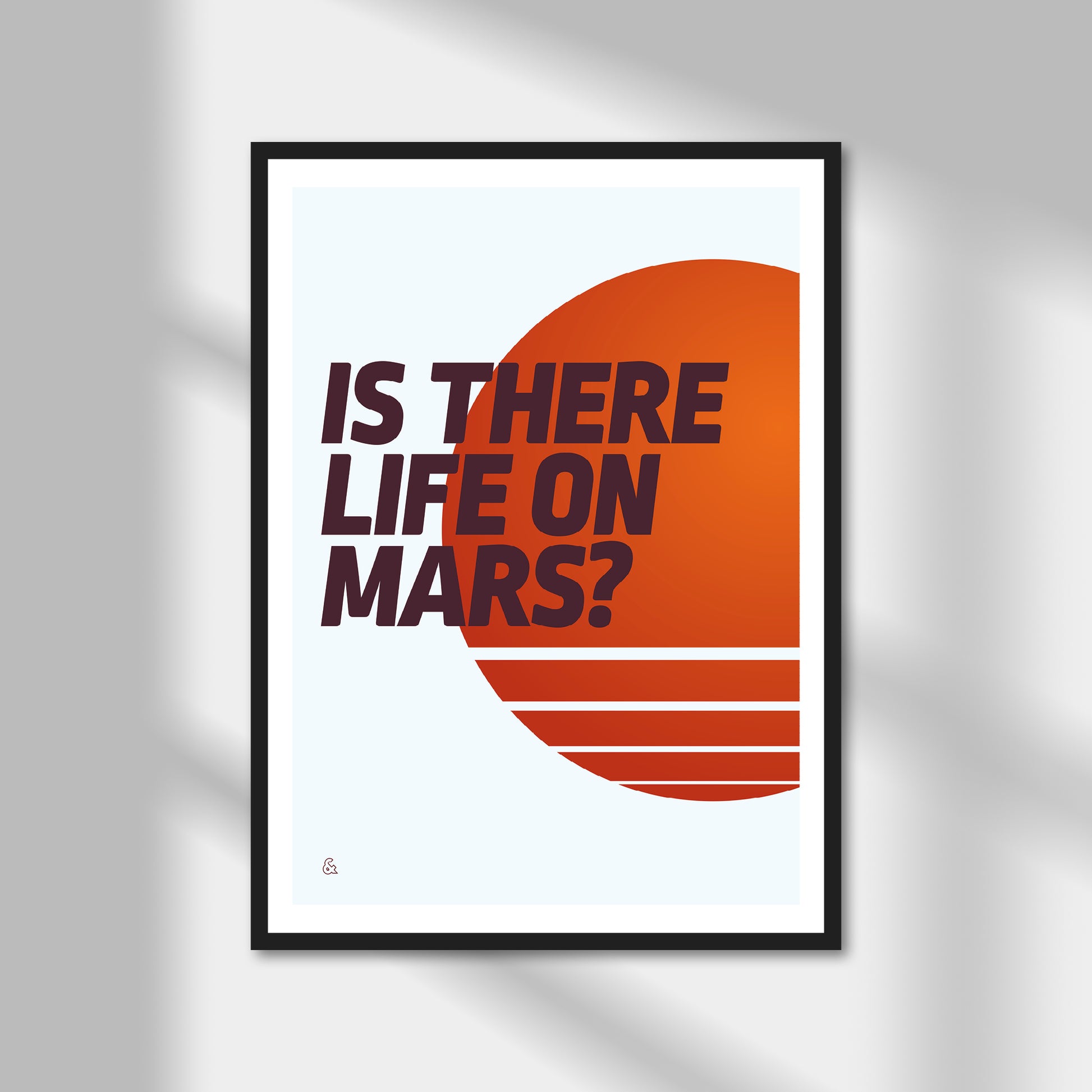 Is There Life On Mars? Print | Colour Option A5