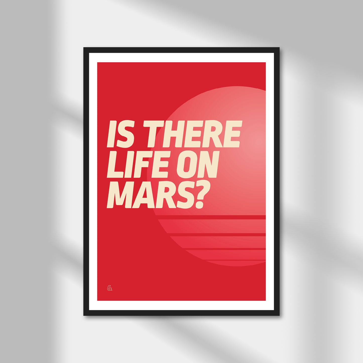 Is There Life On Mars? Print | Colour Option A5