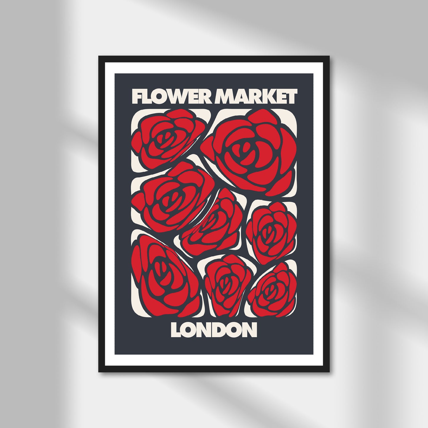 London, Flower Market Print | Colour Option A5