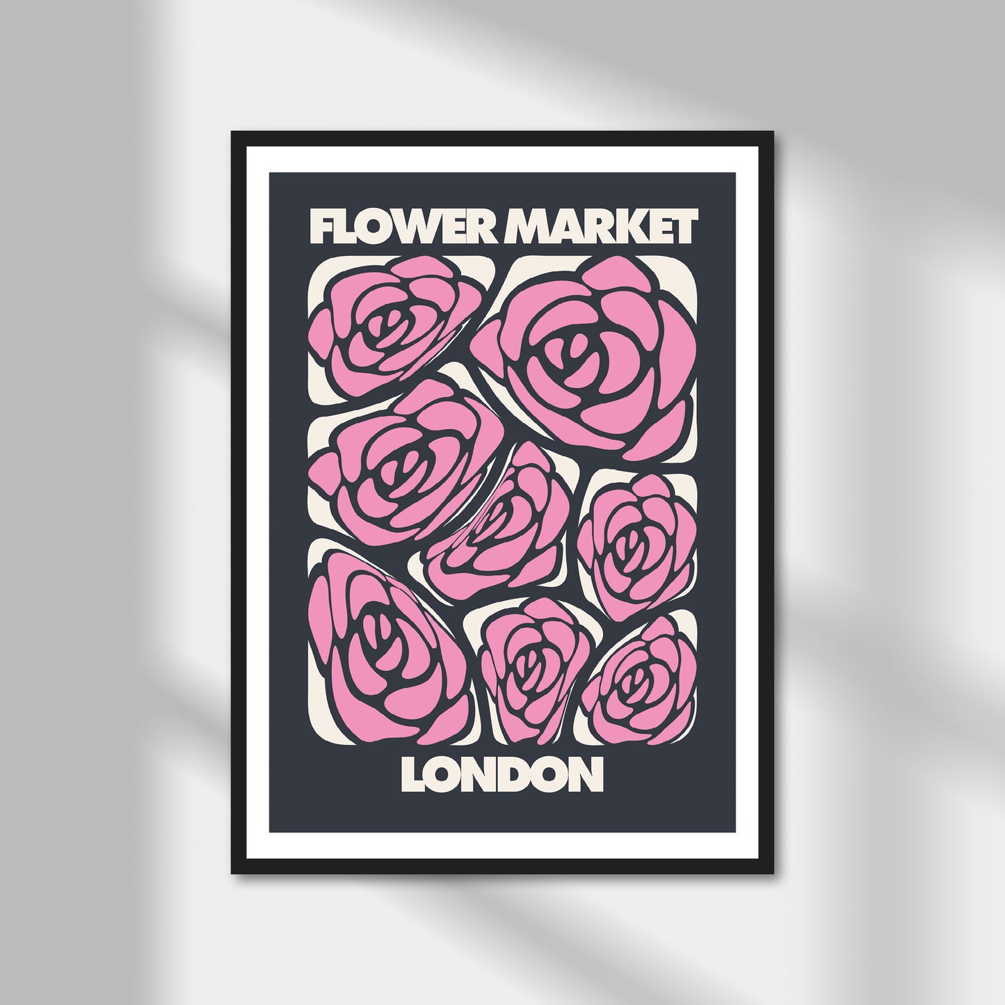 London, Flower Market Print | Colour Option A5