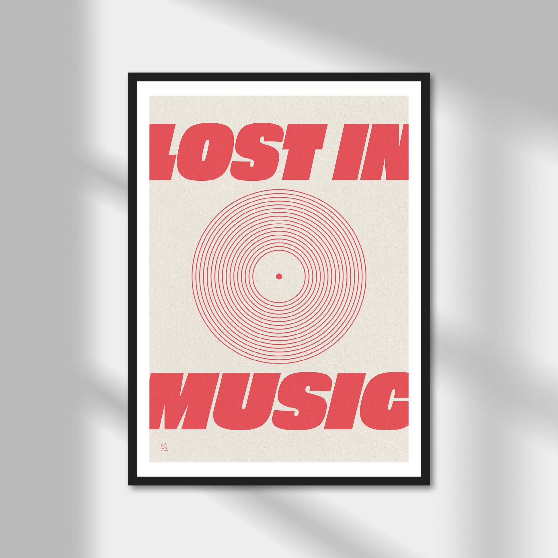 Lost In Music Print | Colour Option A5