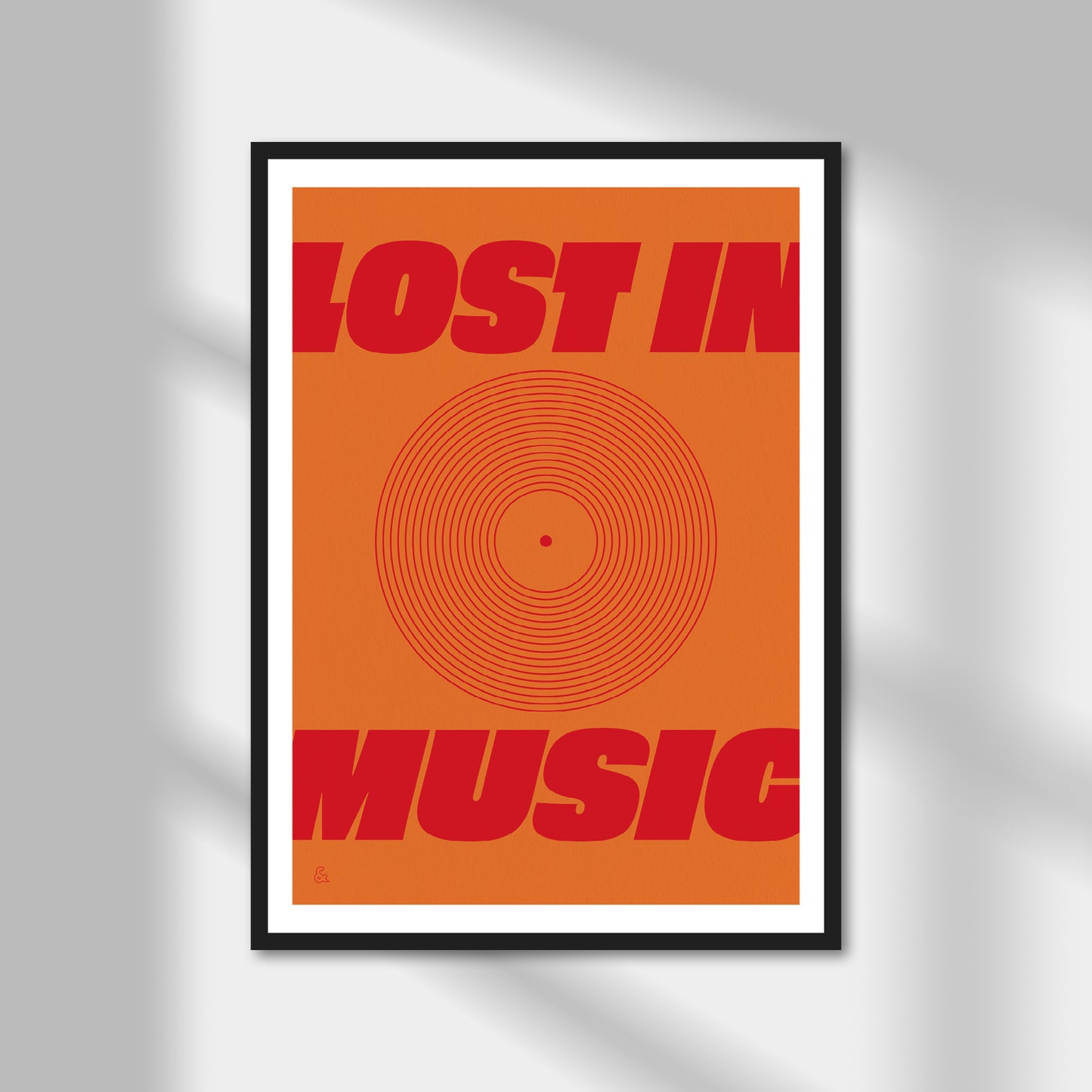 Lost In Music Print | Colour Option A5