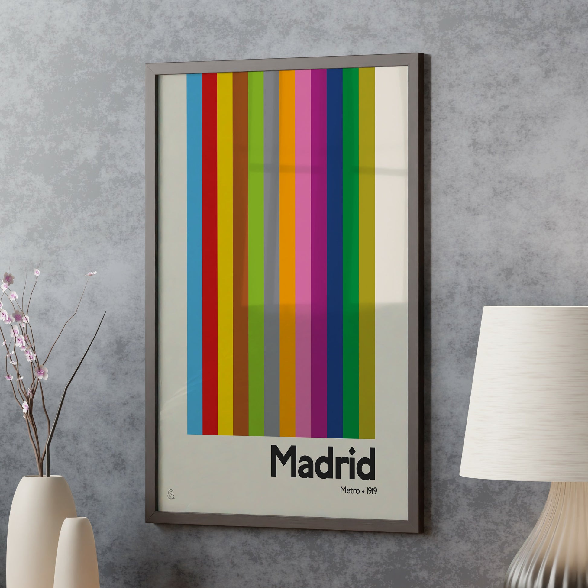 Madrid Metro Print | Colour Option 