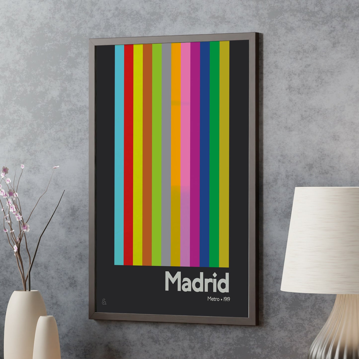 Madrid Metro Print | Colour Option 