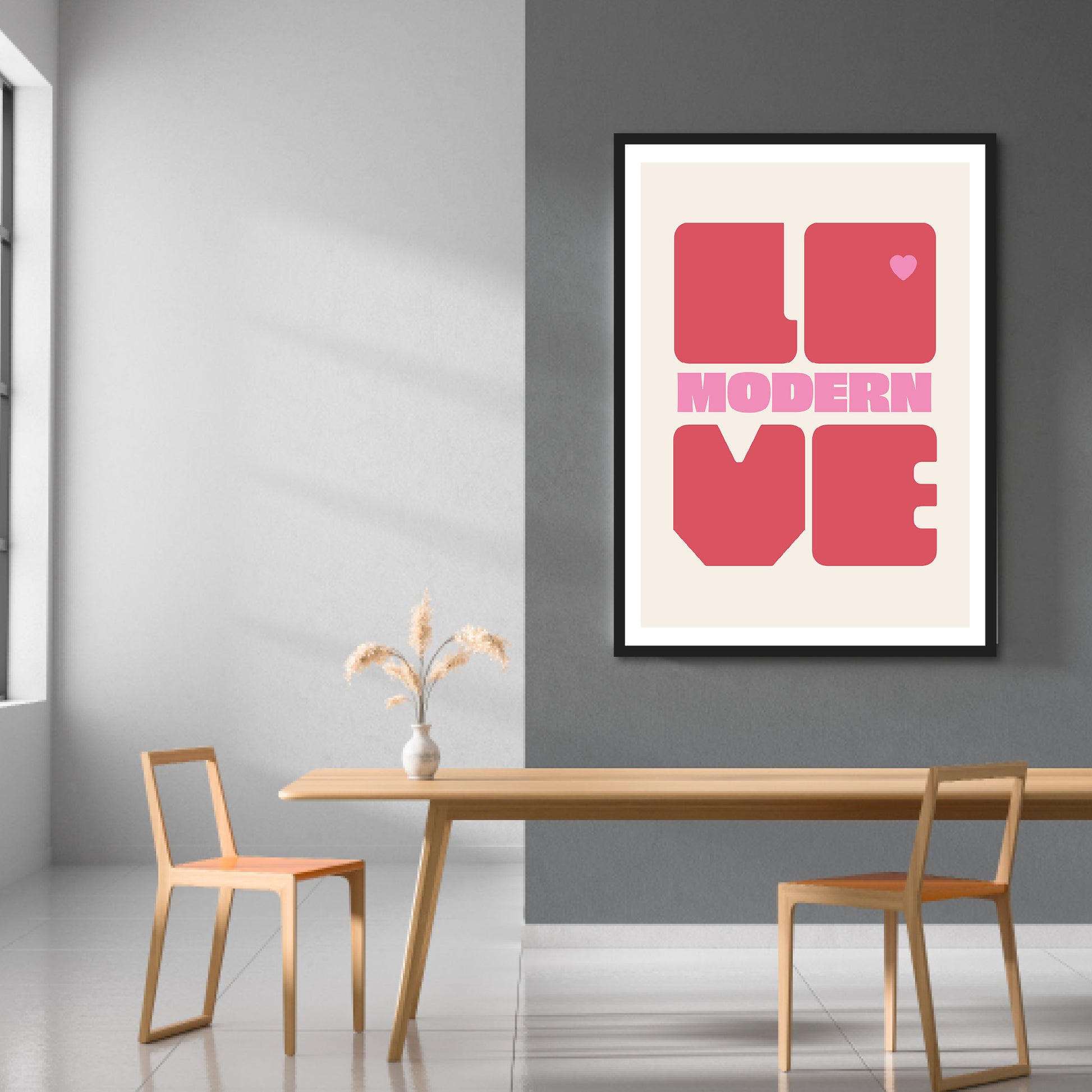 Modern Love Print | Colour Option 