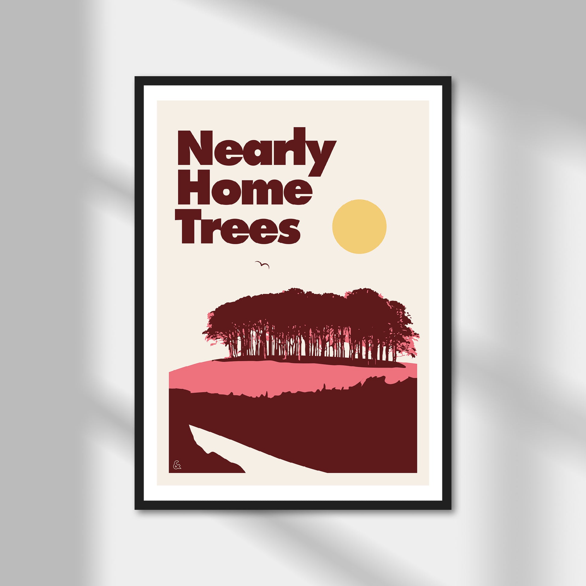 Nearly Home Trees Print | Colour Option A5