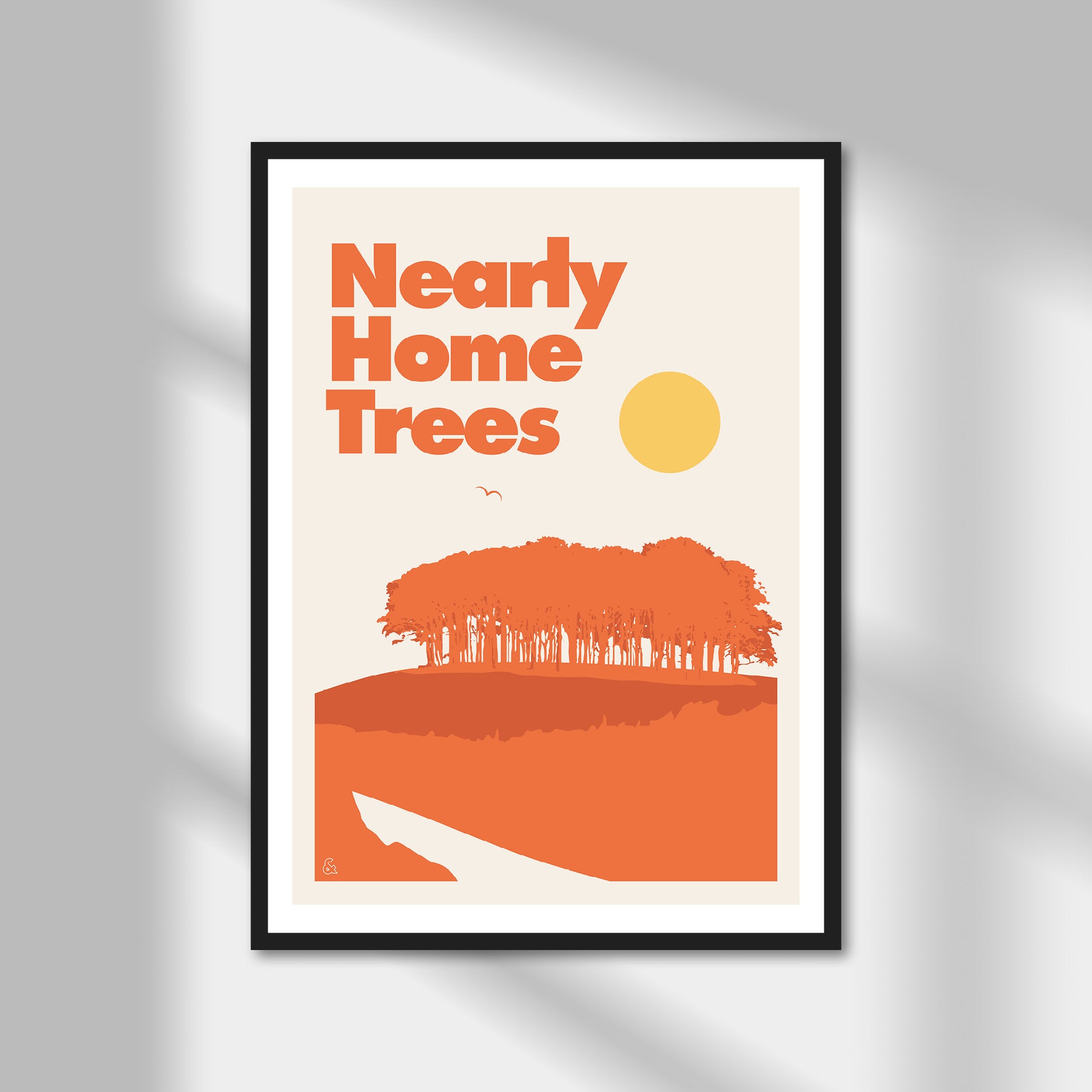 Nearly Home Trees Print | Colour Option A5