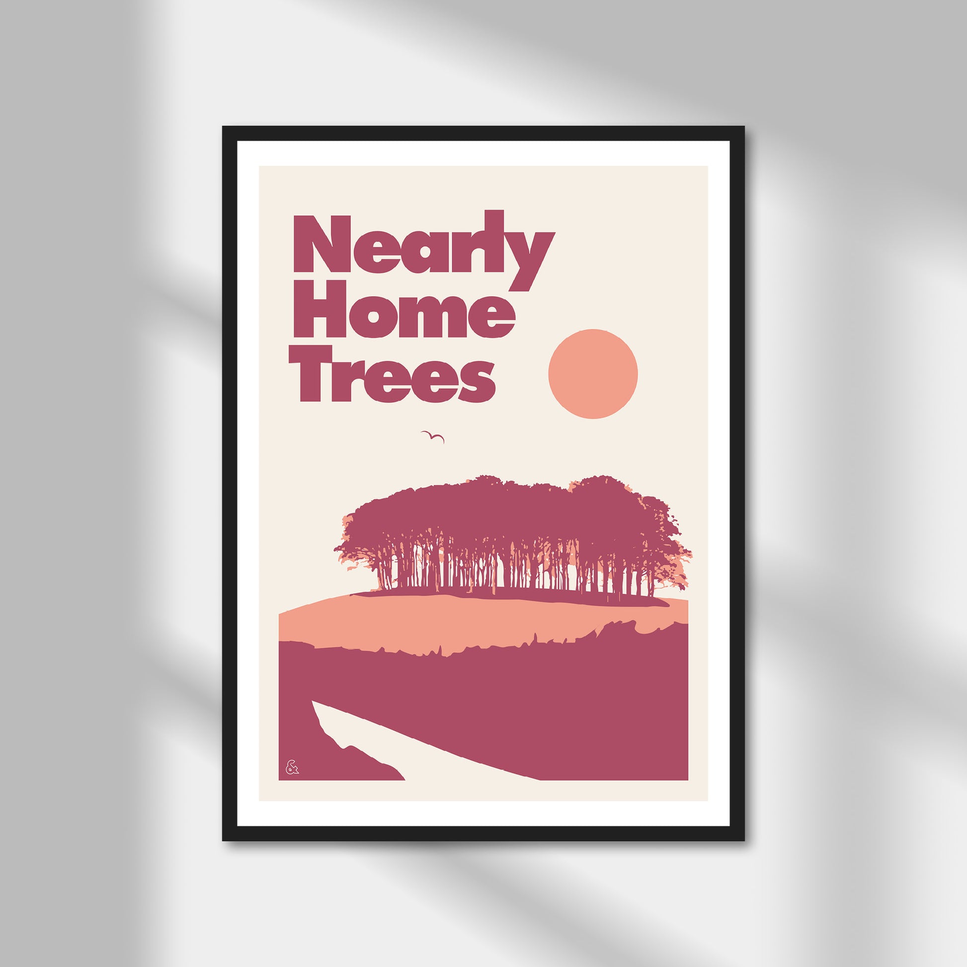 Nearly Home Trees Print | Colour Option A5