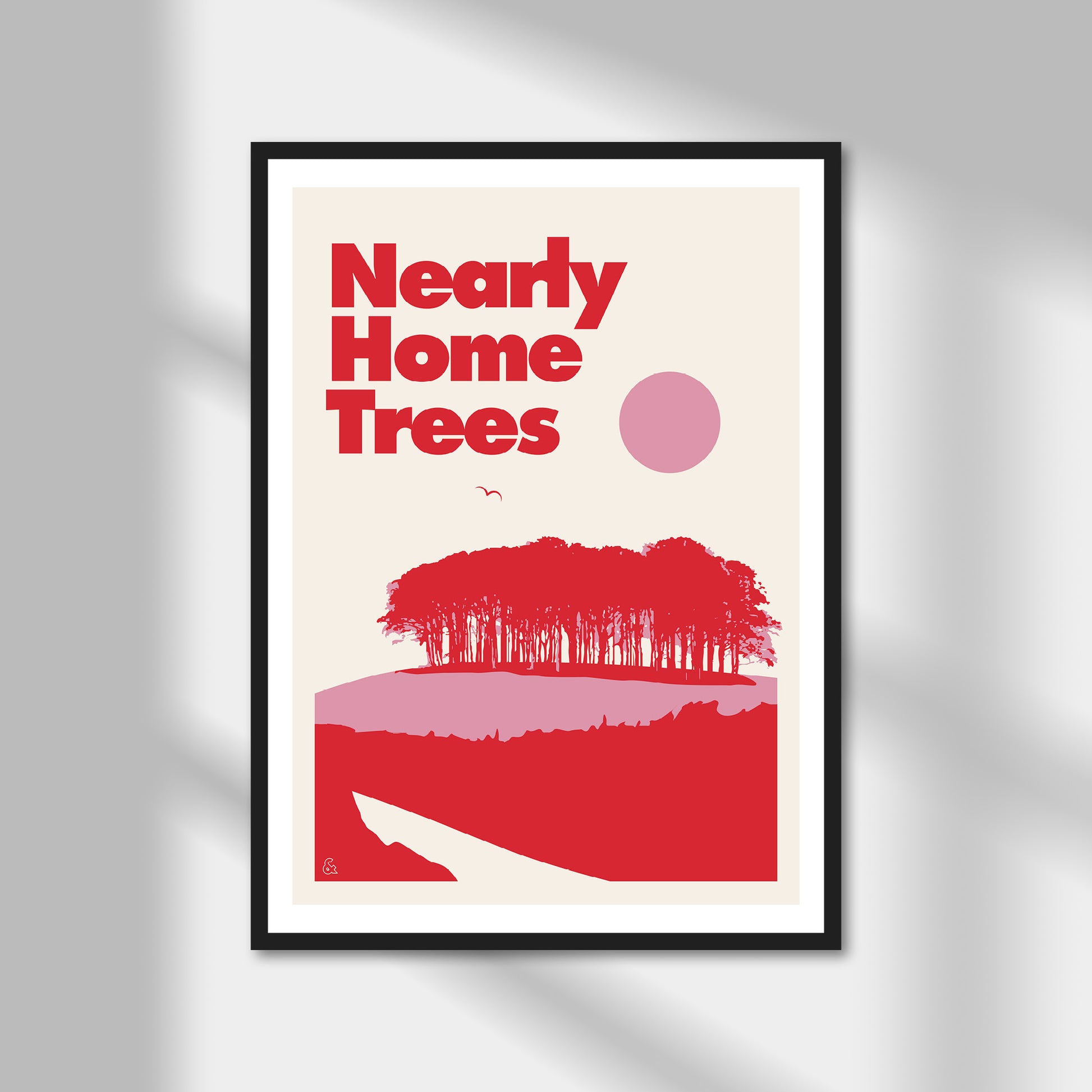 Nearly Home Trees Print | Colour Option A5