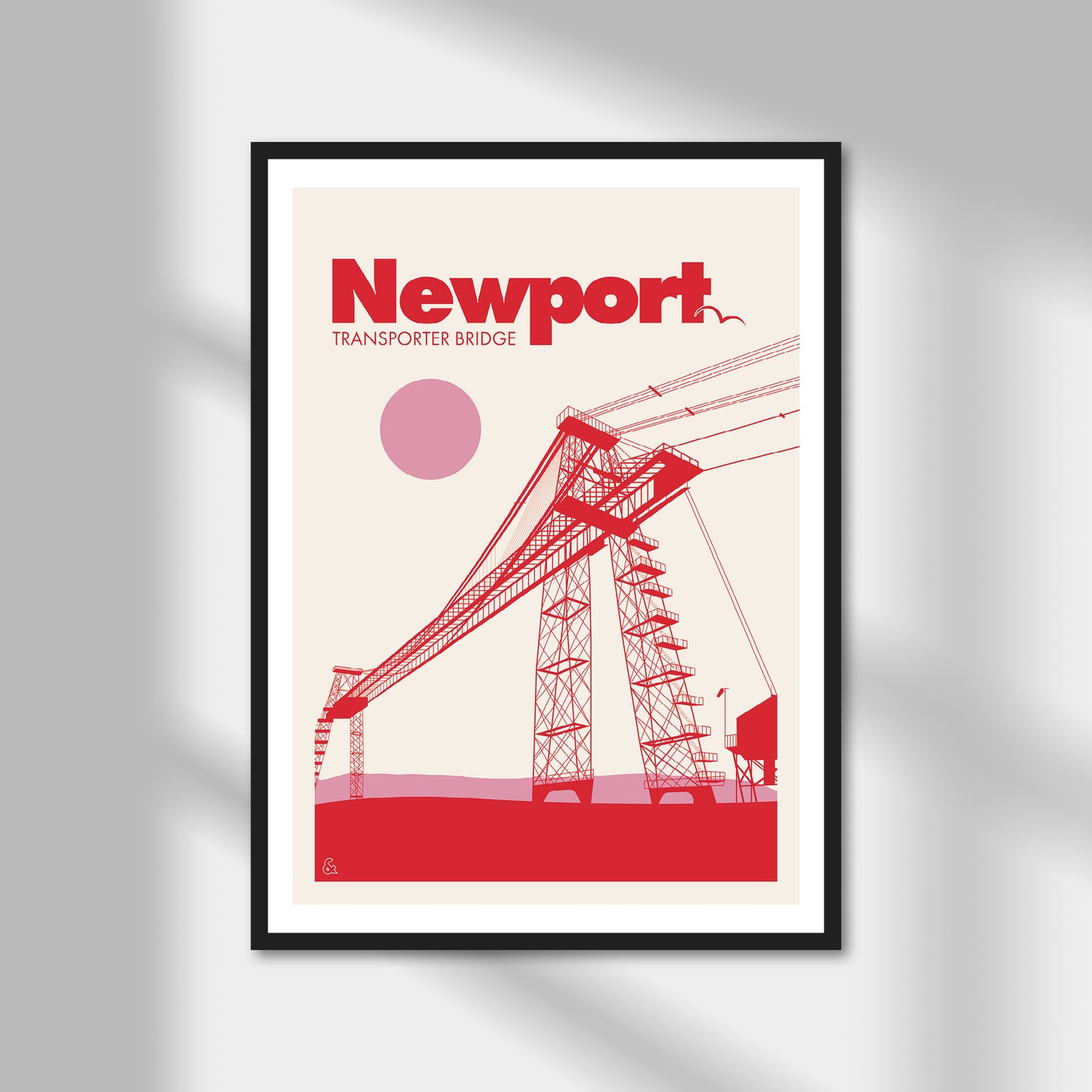 Newport, Transporter Bridge Print | Colour Option 