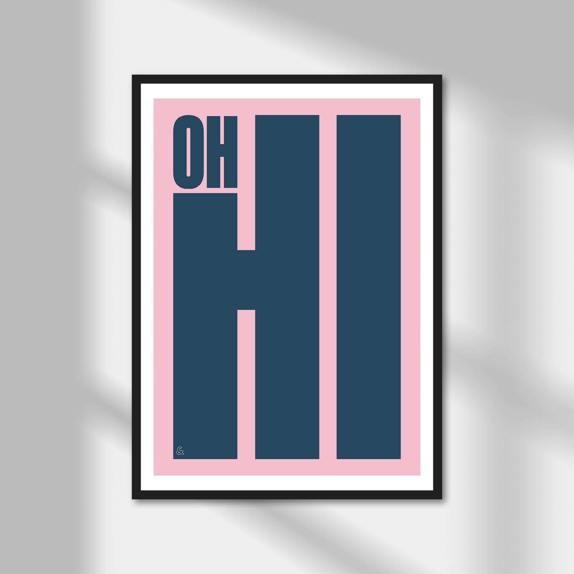 Oh Hi Print | Colour Option A5