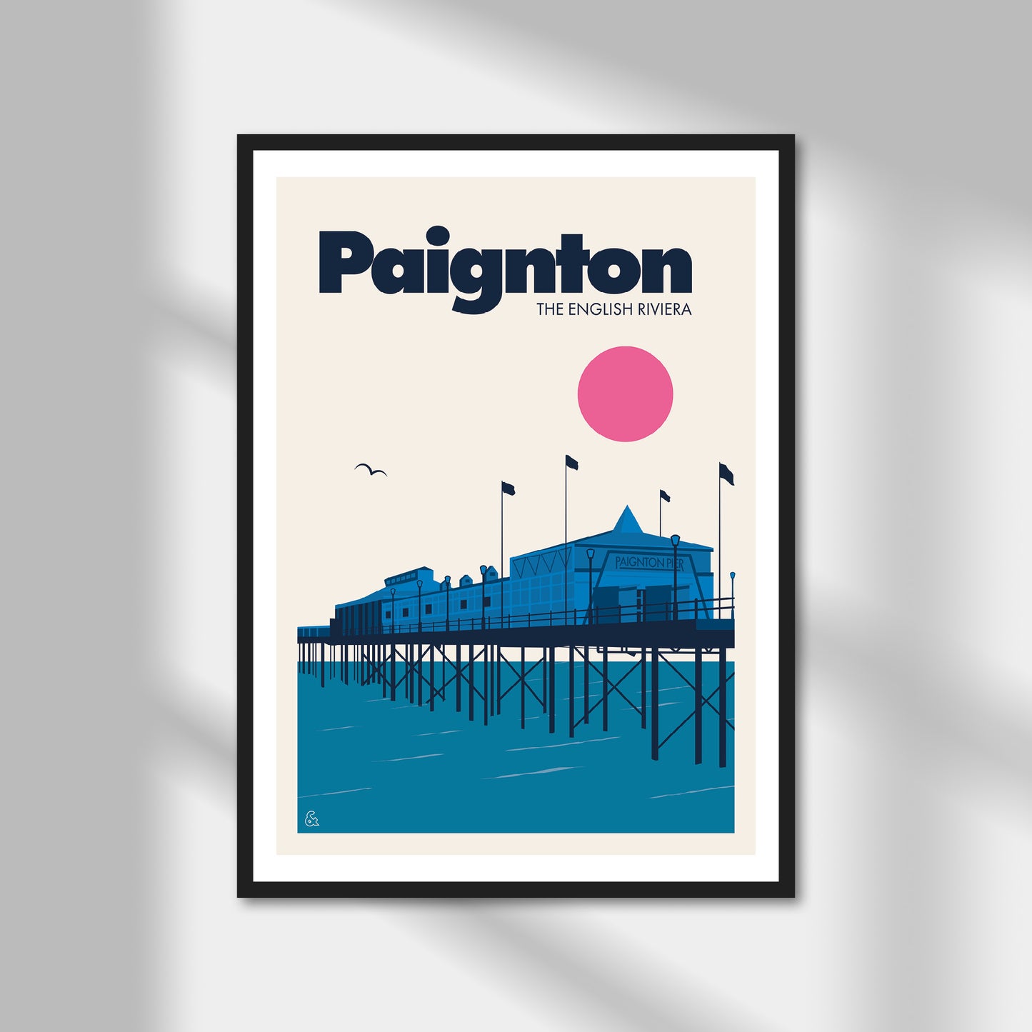 Paignton, The English Riviera Print | Colour Option A5