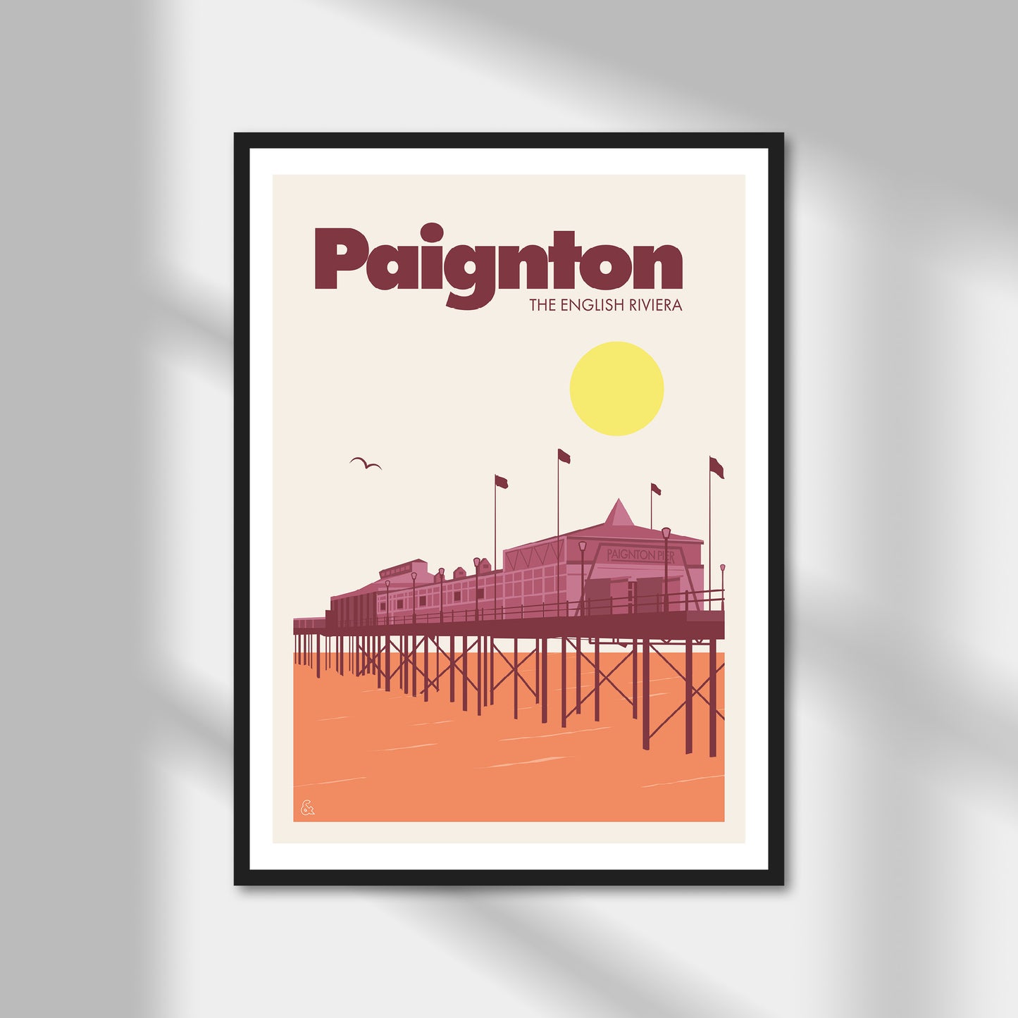 Paignton, The English Riviera Print | Colour Option A5