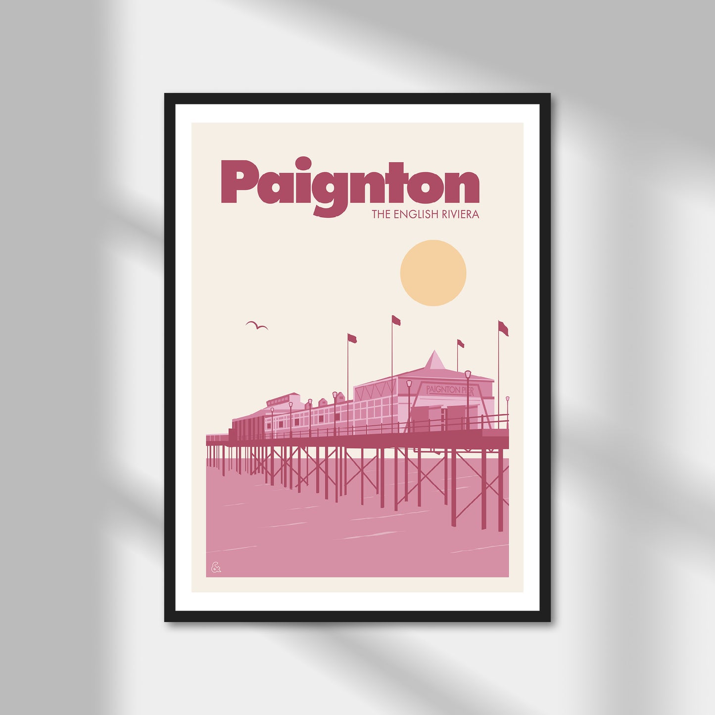 Paignton, The English Riviera Print | Colour Option A5