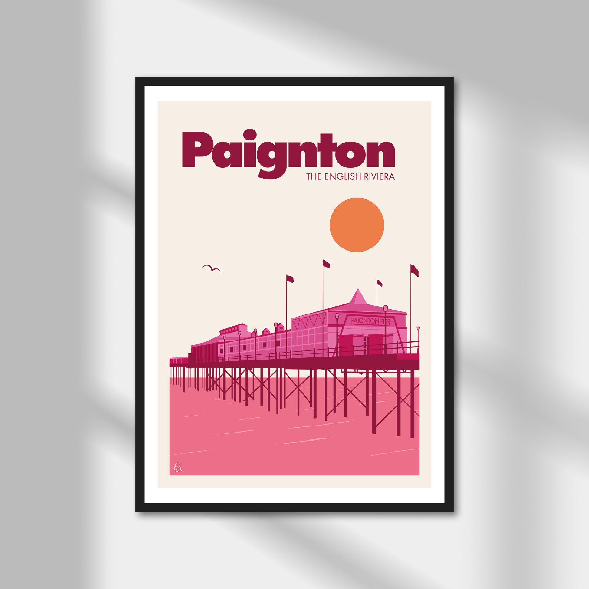 Paignton, The English Riviera Print | Colour Option A5