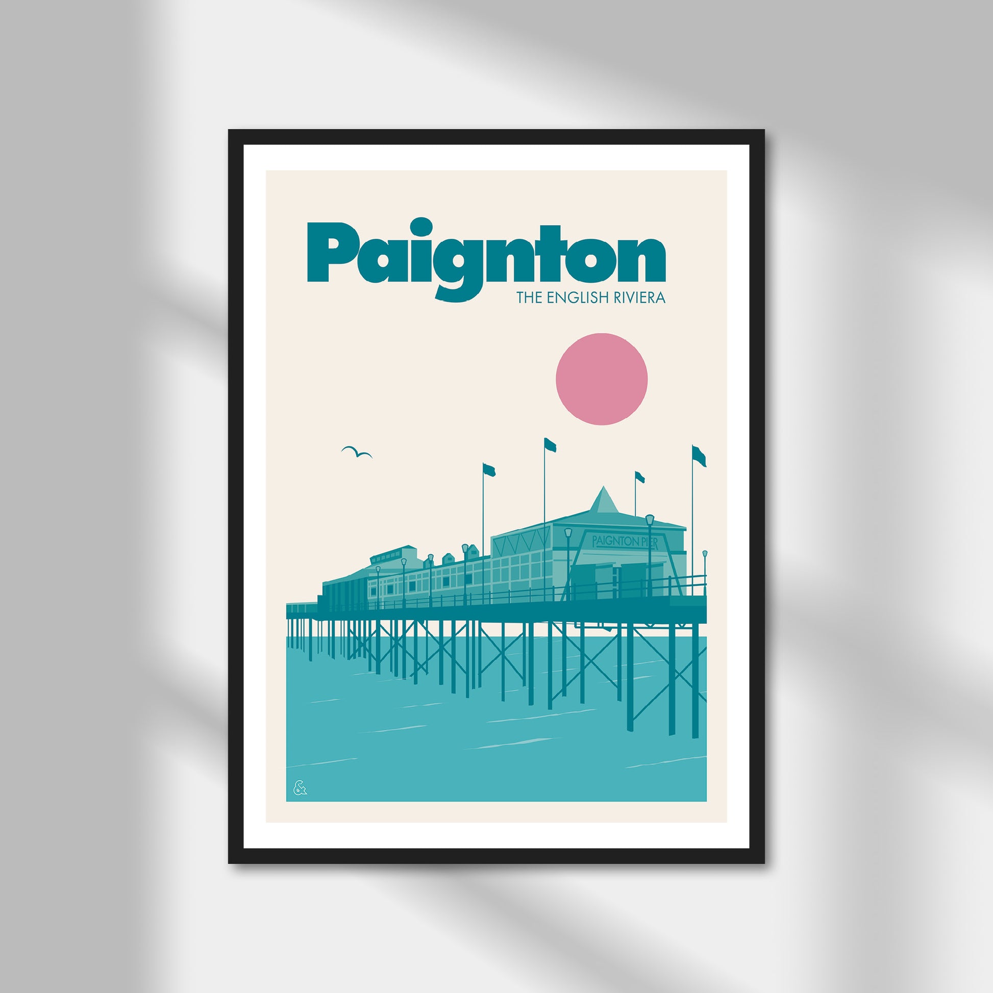 Paignton, The English Riviera Print | Colour Option A5