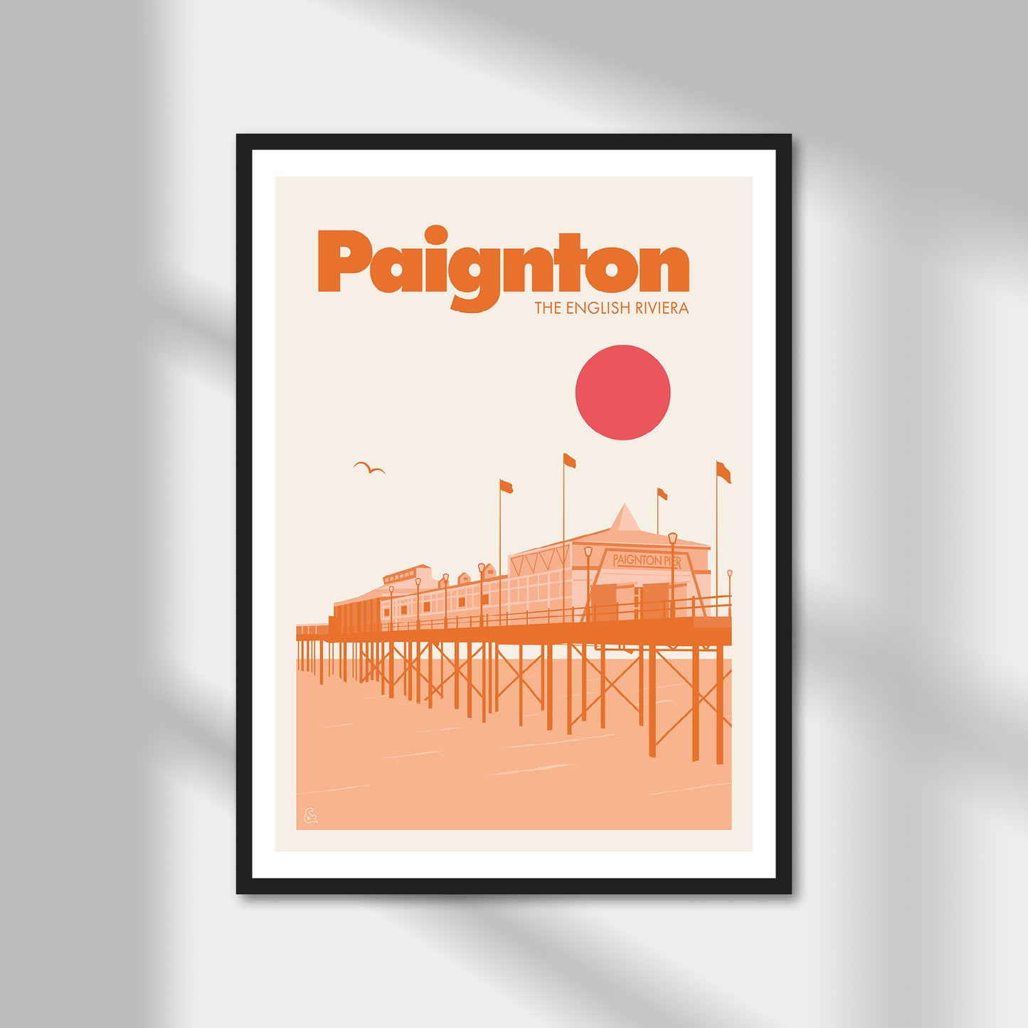 Paignton, The English Riviera Print | Colour Option A5