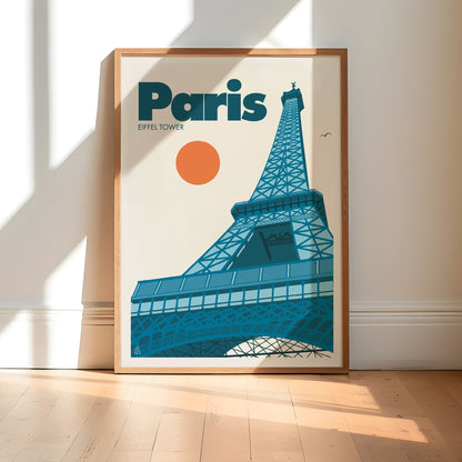 Paris, Eiffel Tower Print | Colour Option A5