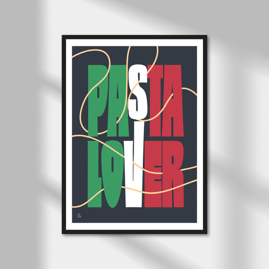 Pasta Lover Print | Colour Option A5