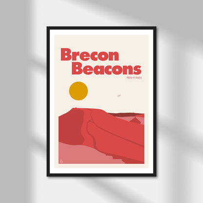 Brecon Beacons, Pen-Y-Fan Print | Colour Option A5