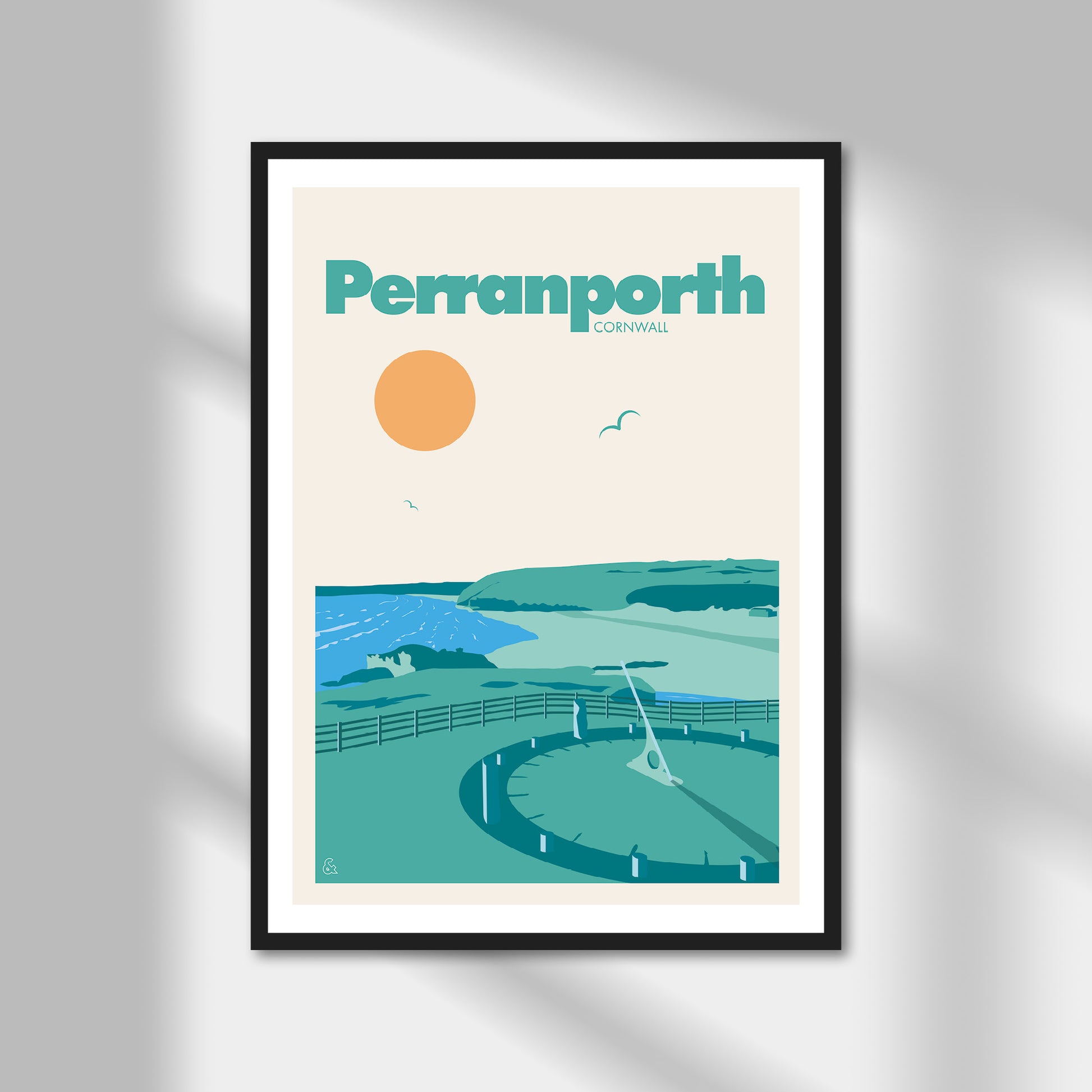 Perranporth, Cornwall Print | Colour Option A5