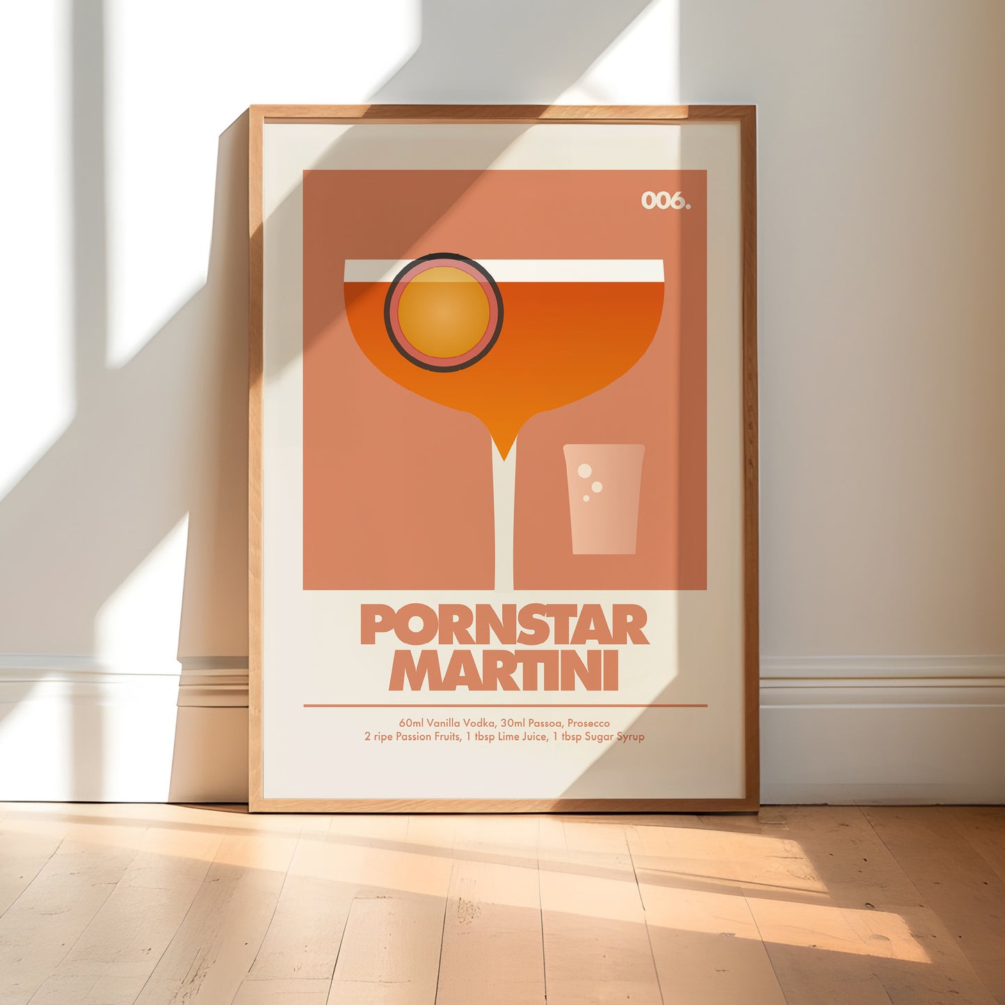 Pornstar Martini Print | Colour Option A5