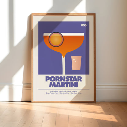 Pornstar Martini Print | Colour Option A5