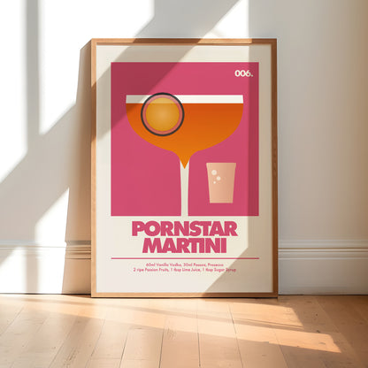 Pornstar Martini Print | Colour Option A5