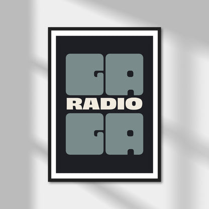 Radio Ga Ga Print | Colour Option A5