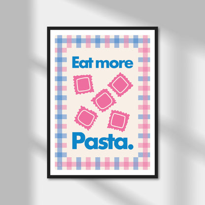 Eat More Pasta, Ravioli Print | Colour Option A5