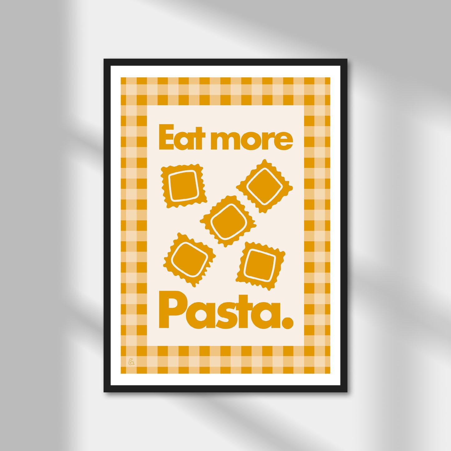 Eat More Pasta, Ravioli Print | Colour Option A5