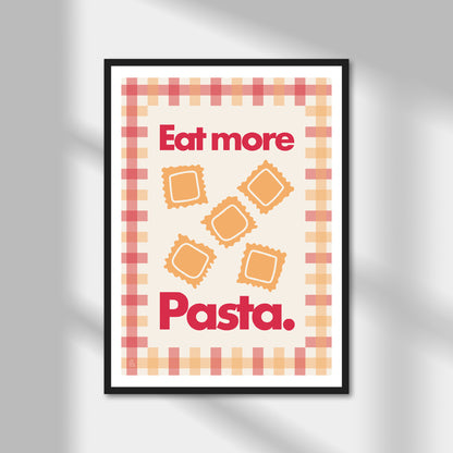 Eat More Pasta, Ravioli Print | Colour Option A5