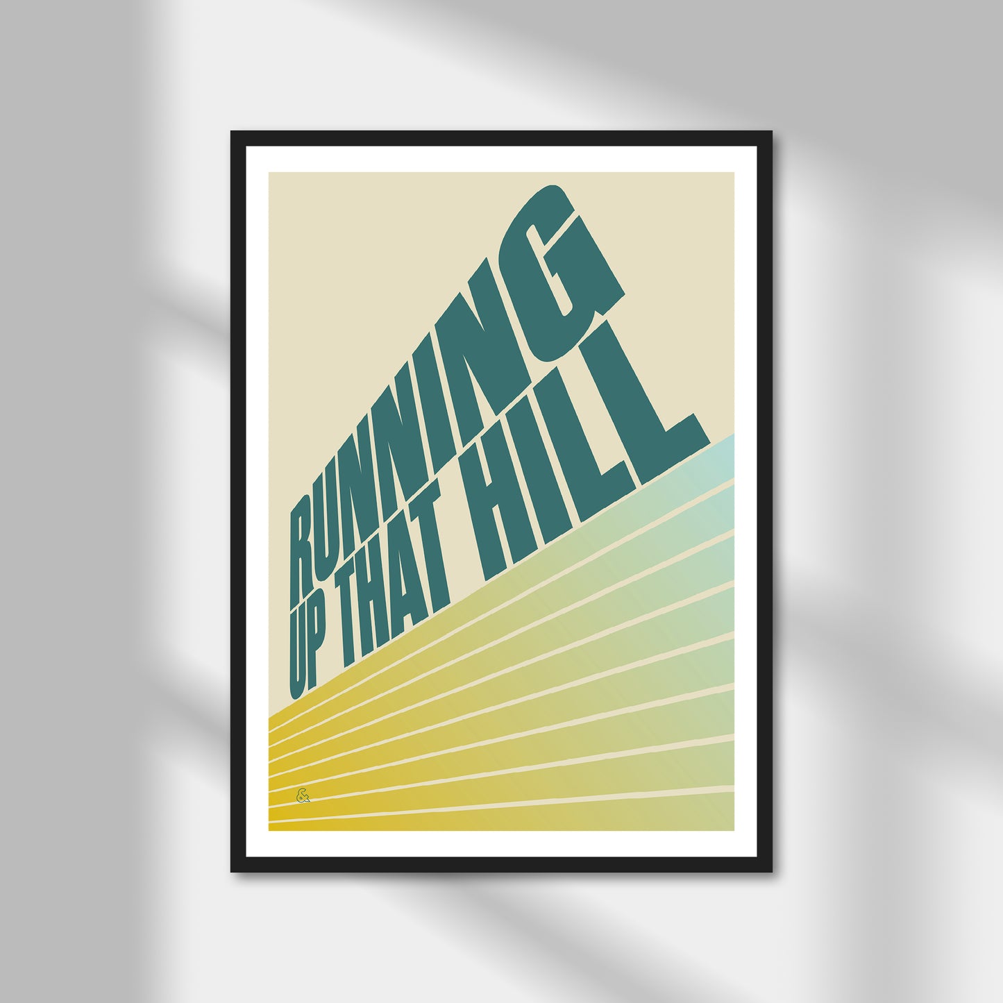 Running Up That Hill Print | Colour Option A5