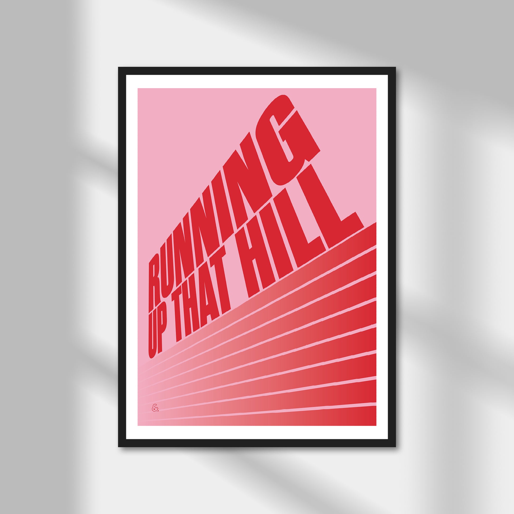 Running Up That Hill Print | Colour Option A5