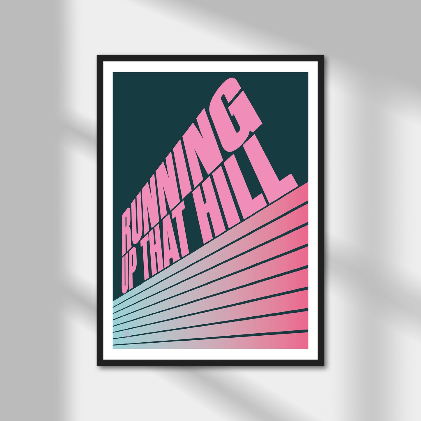 Running Up That Hill Print | Colour Option A5