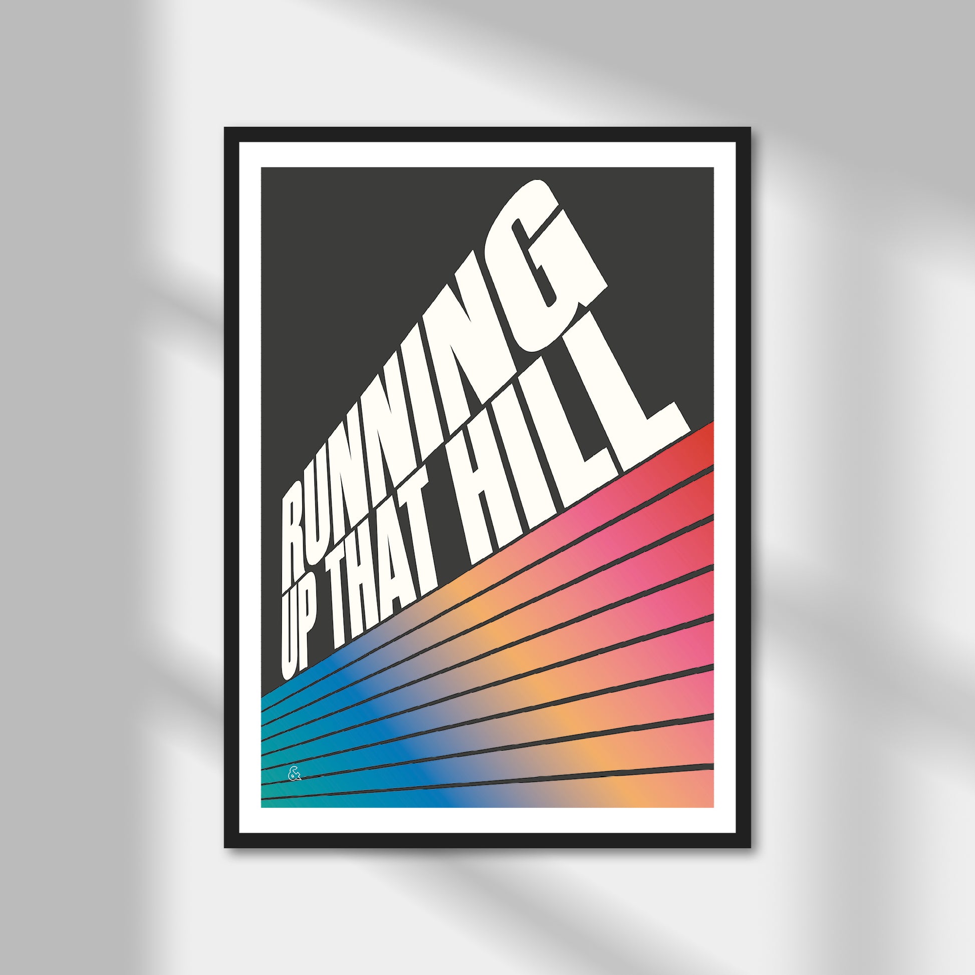 Running Up That Hill Print | Colour Option A5